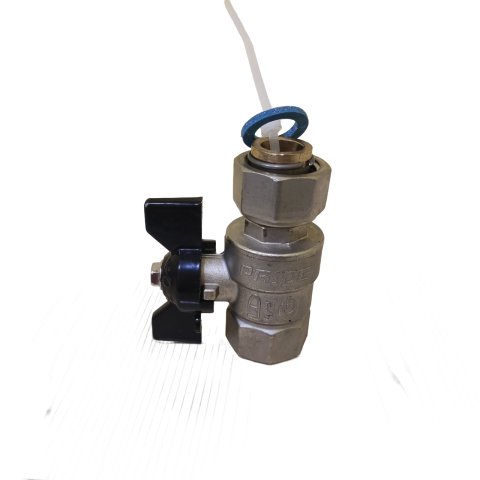 Кран шаровый лат. LD Ду-15 ВН-ВН с американкой Кран шаровый лат. LD Ду-15 ВН-ВН с американкой