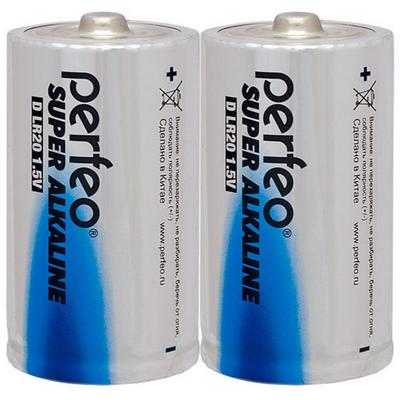 Батарейка Perfeo Super Alkaline LR20/2BL